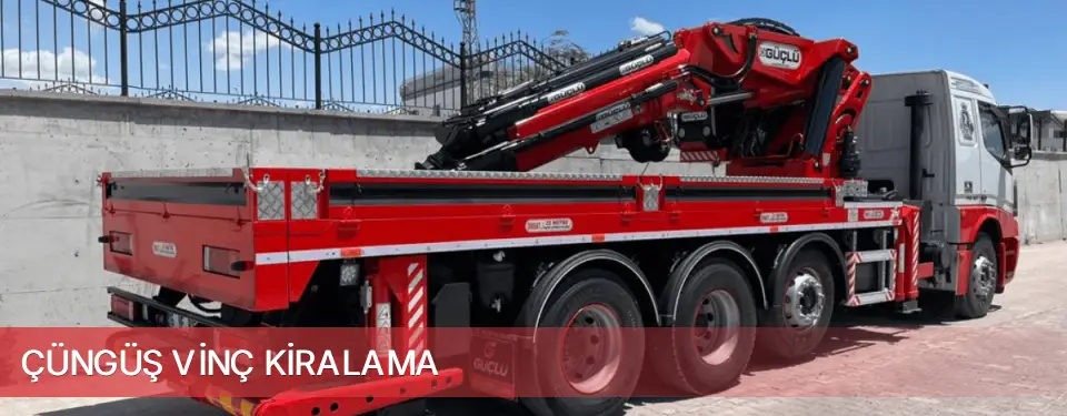 Çüngüş İlçemi Vinç Kiralama